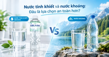 Nước tinh khiết và nước khoáng: Đâu là lựa chọn an toàn hơn?